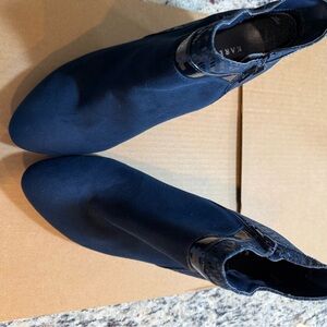 Chic Navy Ankle Booties